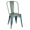 colorful cheap marais vintage industrial dining metal Retro Bistro chair