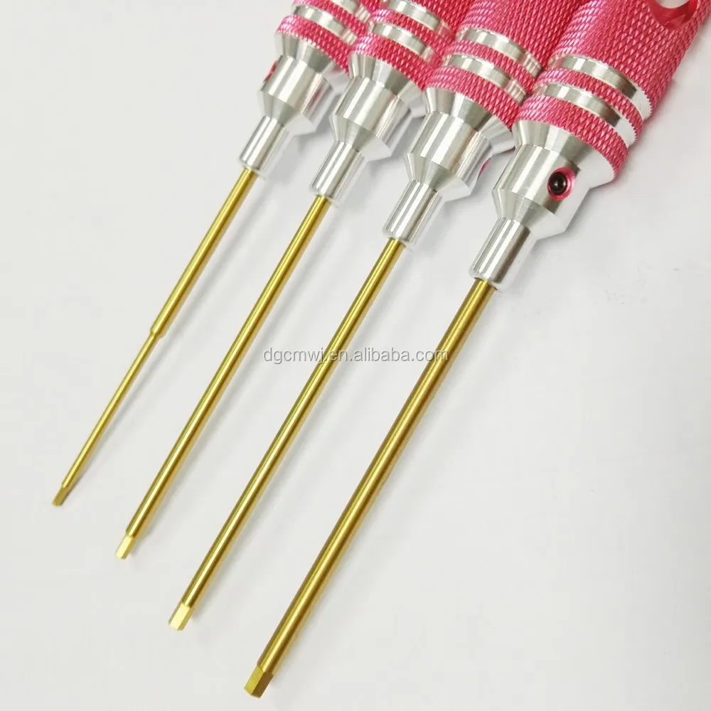 Handle Hex Rc Screwdriver Set With Titanium Coating
