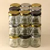 1.5 oz 41ml mini glass jam jars