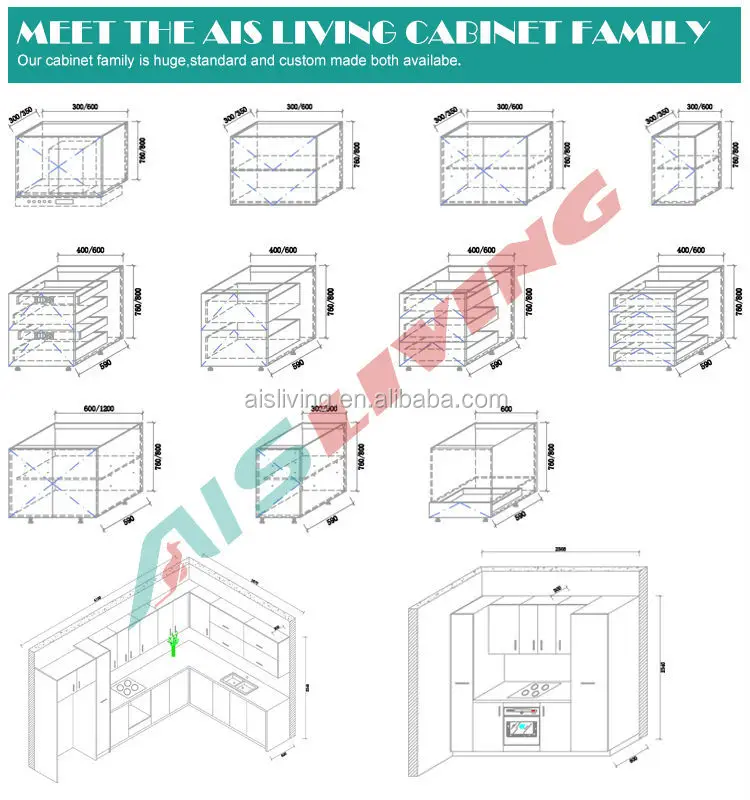 Ais Living Fast Food Kitchen Equipment Used Kitchen Cabinet Doors