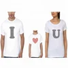 New fashion I LOVE YOU short sleeve family t shirt designs family matching outfits family matching clothing mom dad and me