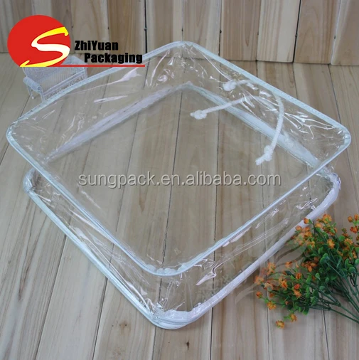plastic blanket bolsas with zipper