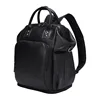 hot sale waterproof PU leather baby diaper bag backpack