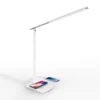 Children Study Reading Eye-Caring Light Dimmable Folding LED Desk Lamp wireless charger with USB charging port