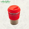 Reusable rice husk mugs with silicone sleeve coffee cup