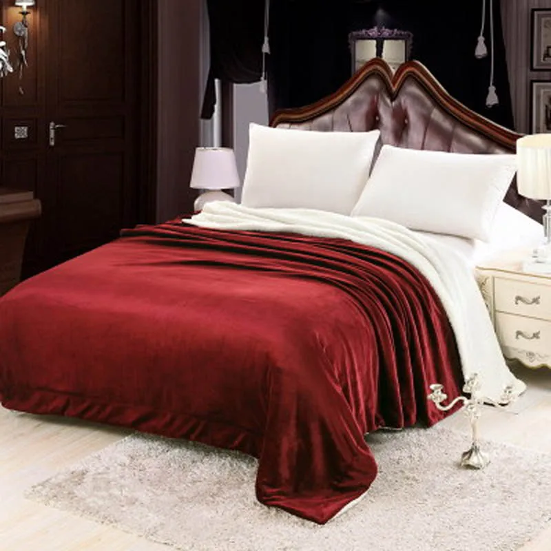 High Quality Cheap Super King Size Mink Double Layer Ply Blanket Buy