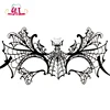 Metal Bat Shape Venetian Party Mask Rhinestones Black Spider Web Luxury Masquerade Mask