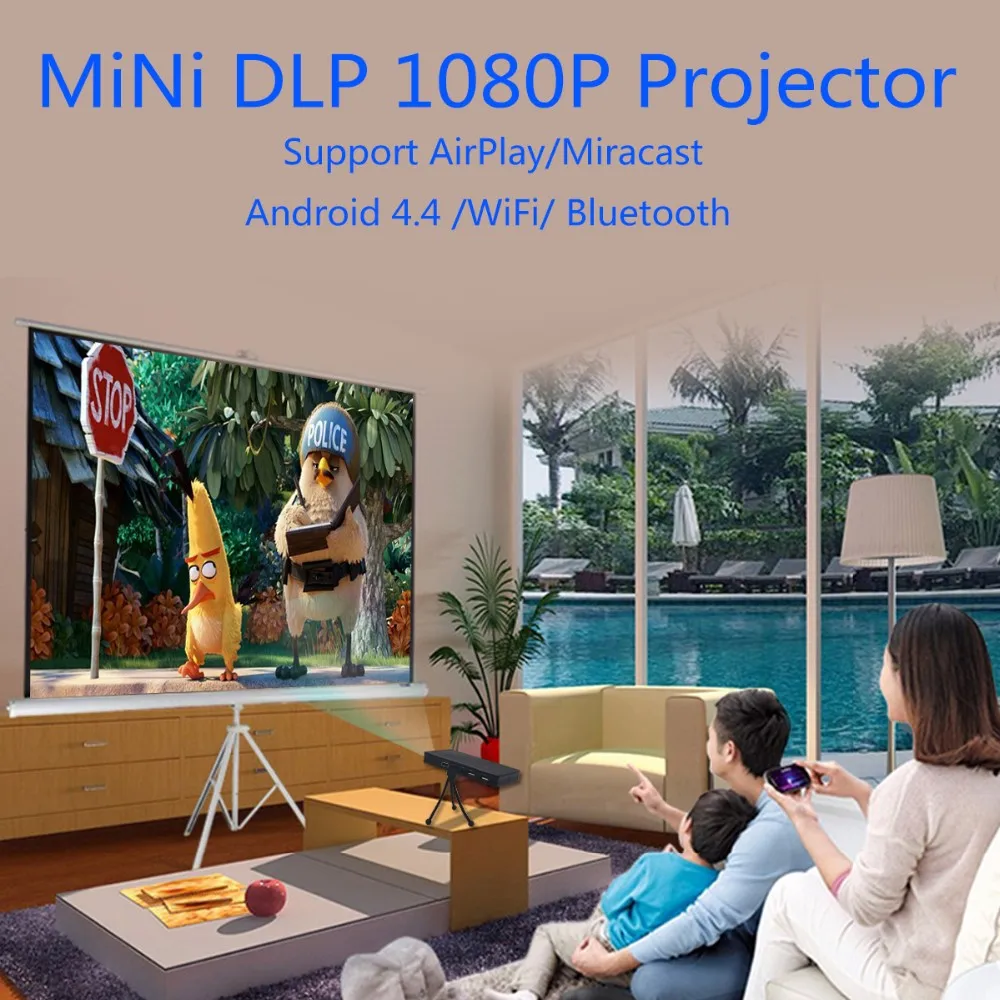 The Newest/lowest Price Dlp Pocket Projector With Wifi And Android