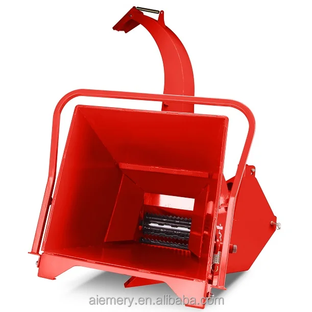 tractor mounted wood chipper with hydraulic for sale