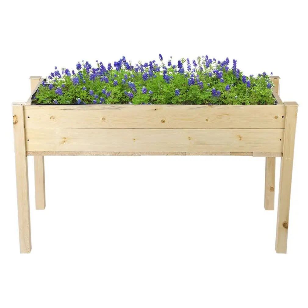 Buy New Raised Flower Garden Box Planter Bed Made in the