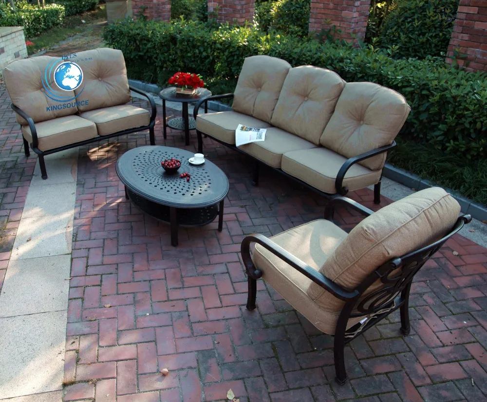 Luxury Waterproof Garden Furniture Outdoor Patio Die Cast Aluminum