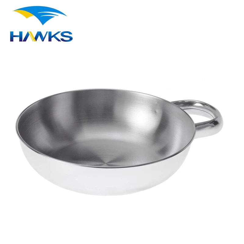 Cl1da1905 Comlom Portable Outdoor Stainless Steel Bowl With Handle