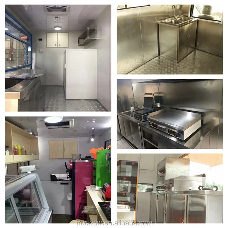 Mobile Kebab Van / Coffee Vending Kiosk / Mobile Food Truck For Sale