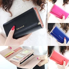 Women s Rivet Heart Faux Leather Clutch Long Purse Card Coin Wallet Handbag Bag 6B22