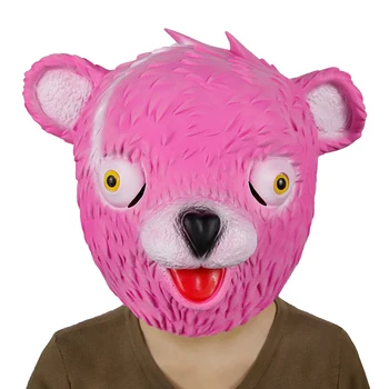 nuevo original de mas de fortnite rosa azul oso mascara mascara de halloween 2018 perfecto - oso rosa fortnite nombre