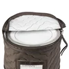 Durable Organizer Case Protective Microfiber Quilted Tableware Storage Bag With Window (YCST)