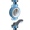 Handle wafer type butterfly valve 6 inch