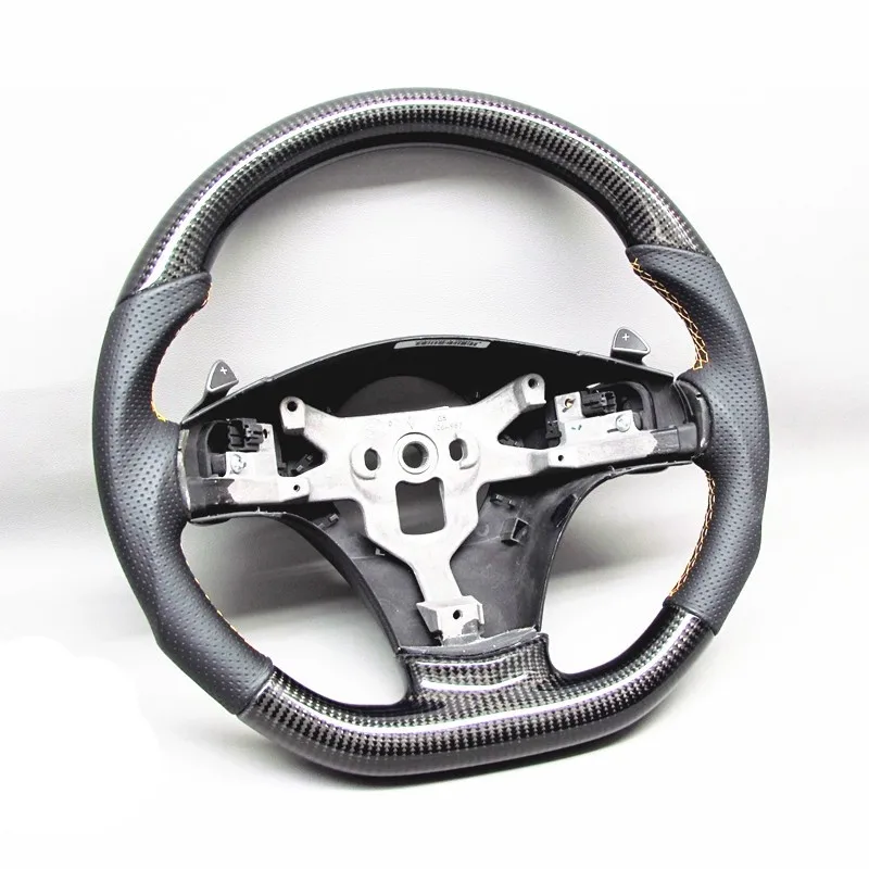 Auto Carbon Fiber Racing Car Steering Wheel For Chevy Corvette C6 Z06