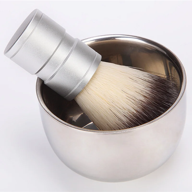 Wholesale Nylon Hair Brush Stainless Steel Shaving Bowl And Brush Buy