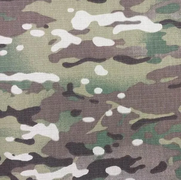 65% Polyester/35% Cotton Multicam Camouflage Printed Ripstop Fabric ...