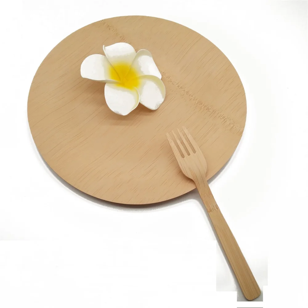 Factory Price Square And Round Bamboo Plates /wooden Plates Disposable
