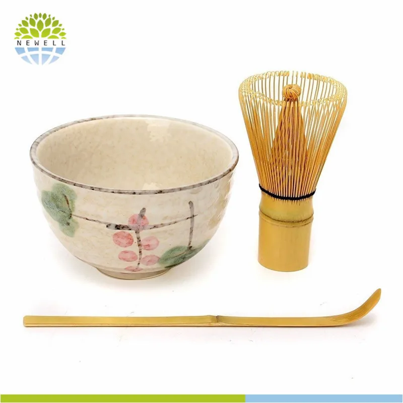 Fashion Design disposable popular matcha set with full prongs