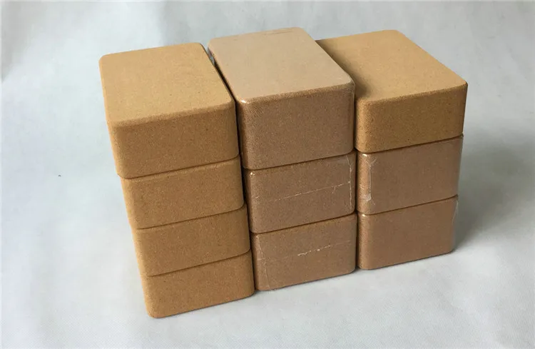 批发定制标志健身房健身运动工具高密度天然无毒生态天然软木瑜伽块