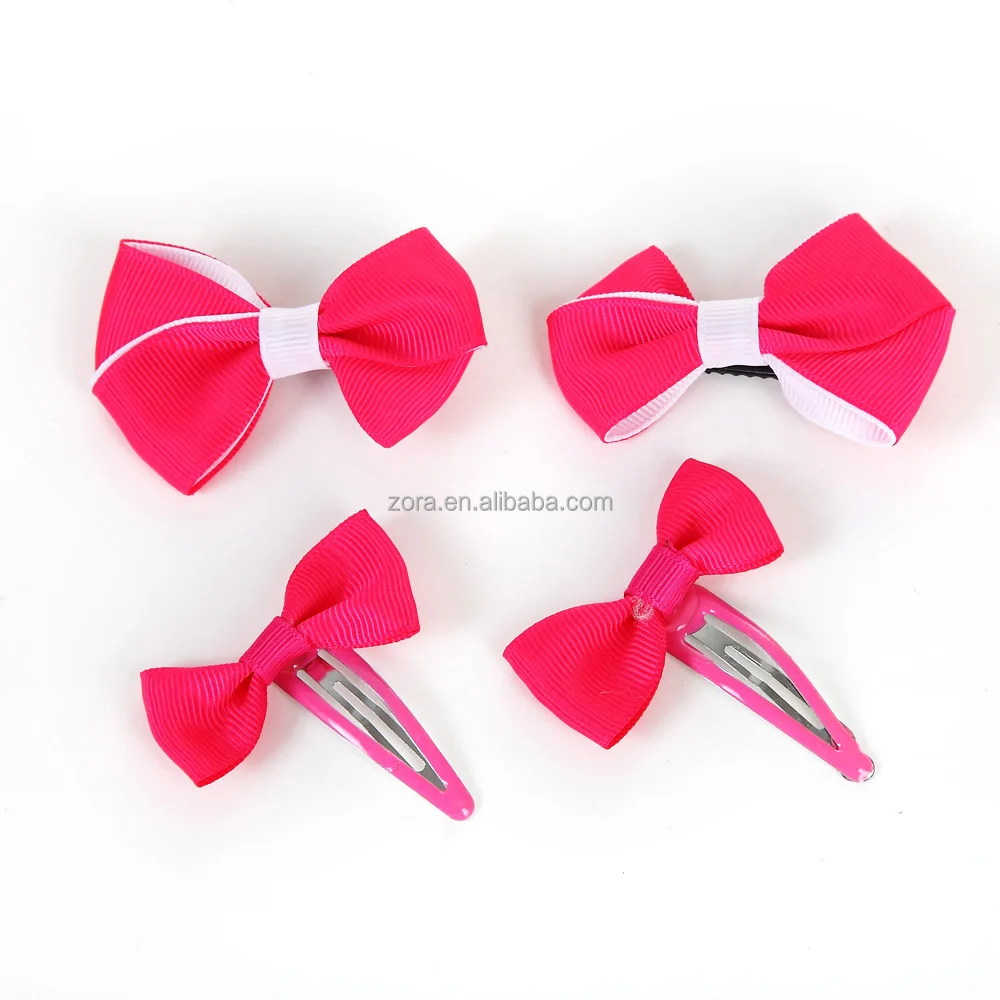 Fashion Grosgrain Ribbon Bow Hair Clips For Kids Buy Bow Hair Clips