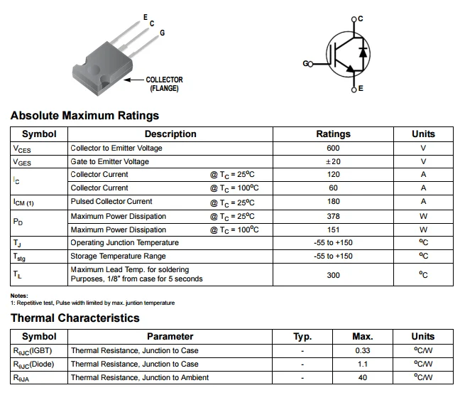 N-MOSFET 600V unipolar 6,4A  TO220F AOTF10N60 N-Kanal-Transistoren T Transistor 