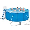 Bestway 56438 easy set above ground poolmetal frame swimming pool large water capacity pool