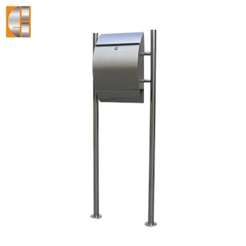Gh 1311s2u Stainless Steel Free Standing Outdoor Mailbox Gh 1311s2u Stainless Steel Free Standing Outdoor Mailbox