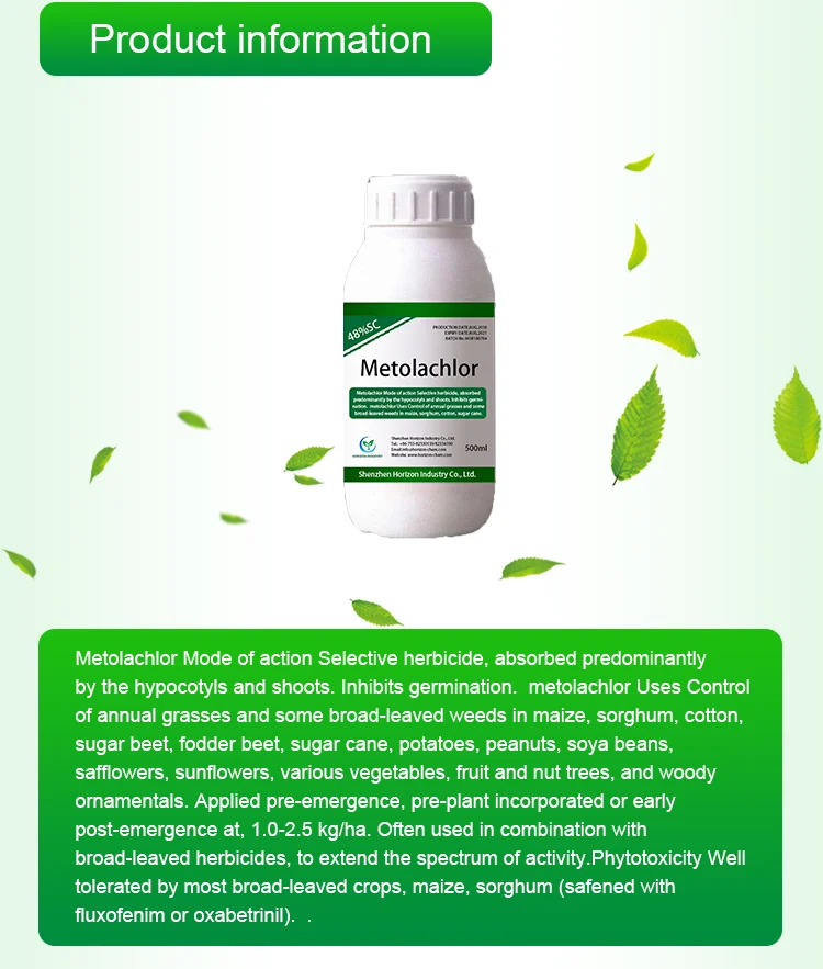 2019 Top Herbicide 96% Ec S Metolachlor With Price,Natural Weedicide ...