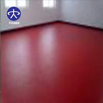 Red Color Vinyl Pvc Gym Flooring