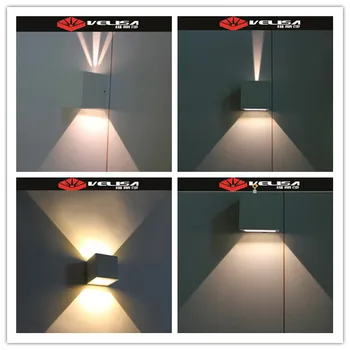 6 Outdoors Up Down Wall Light Square Cube Ajule Led Outdoor Wall Light Square Cube Ajule Led