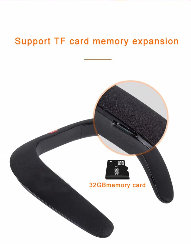 High Quality Soundwear Wireless Neckband Bluetooth Speaker For Music Players - ANKUX.COM