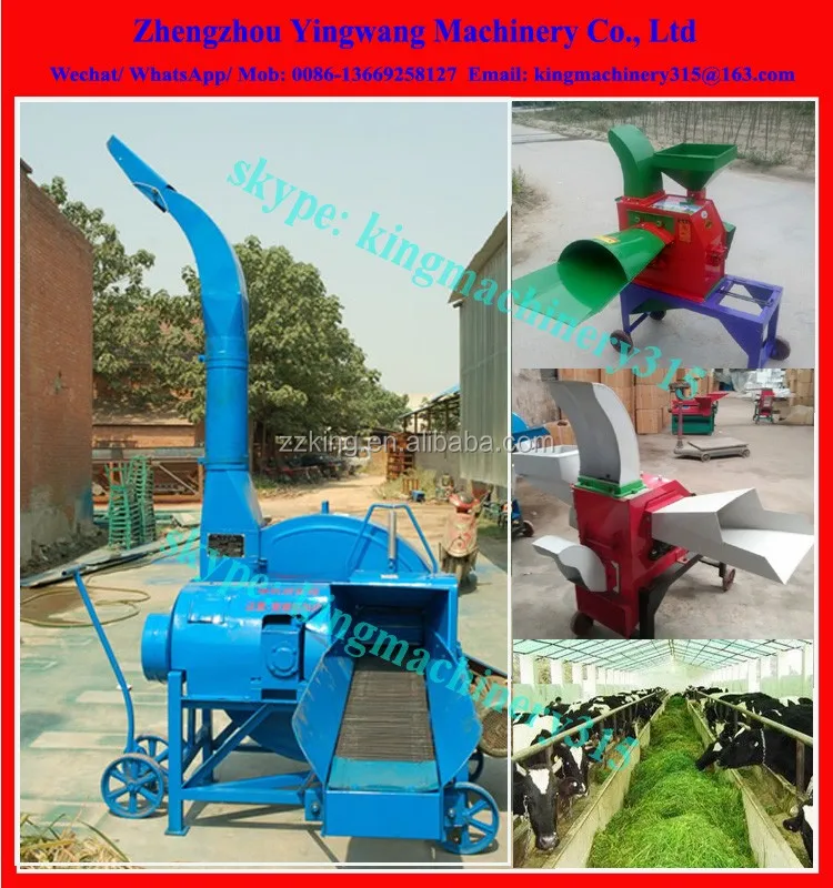 Animal Feed Straw Chopper /corn Stalk Forage Silage Shredder Crusher