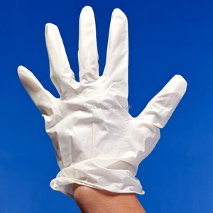 disposable vinyl glove white or blue color