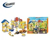 kids colorful building blocks car engine series building block car set