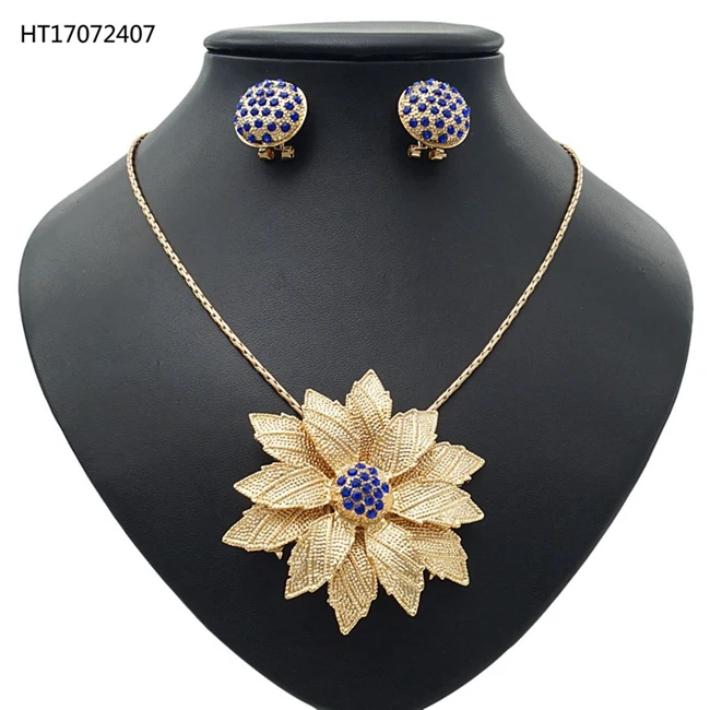 Brazilian Costume Jewelry Woman 2018 Fashion Jadau Set Jewelry Chain