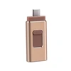 Custom USB Flash Drive for iphone Android and PC 3in1 Otg USB Flash Drive
