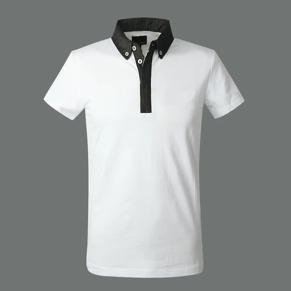 Wholesale Blank Polo White Plain Polo T Shirts Organic Cotton Polo ...