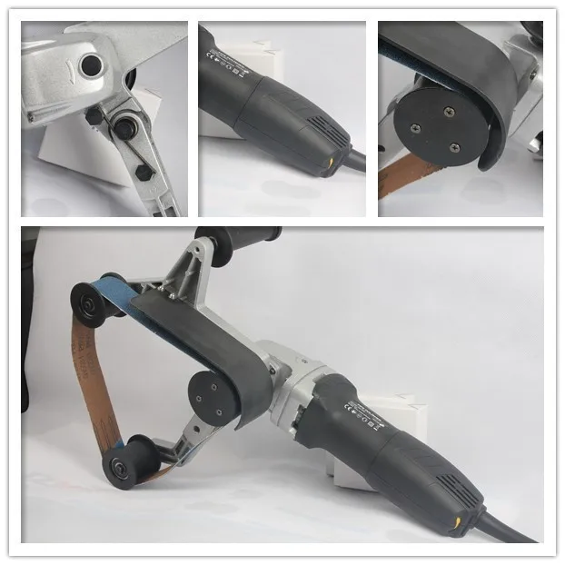 Hot Sale Handheld Electric Stainless Steel Pipe Belt Sander/grinder/polisher With Sanding Belts ...