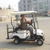 4 seater electric utility vehicle electric car with rear cargo box for family use