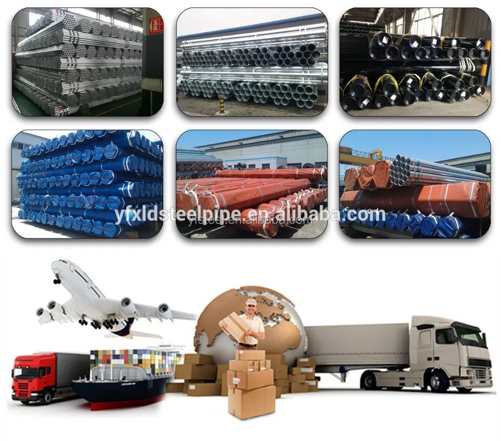 Schedule 40 Red Fire Fighting Welded Carbon Steel Pipe