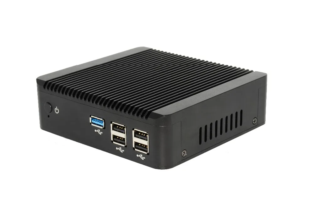 share celeron j1900 computer portable linux mini pc size is 1/36