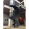 Easily installed strong and durable spiral stainless steel outdoor metal stair