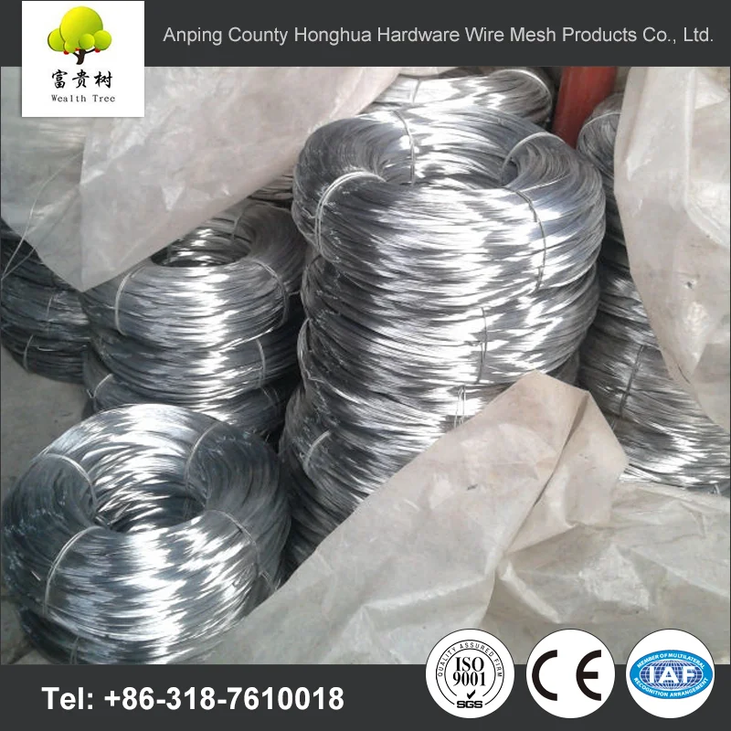 Wire Diameter 4mm Gauge 8 Electro Galvanized Iron Wire Gi Wire Factory