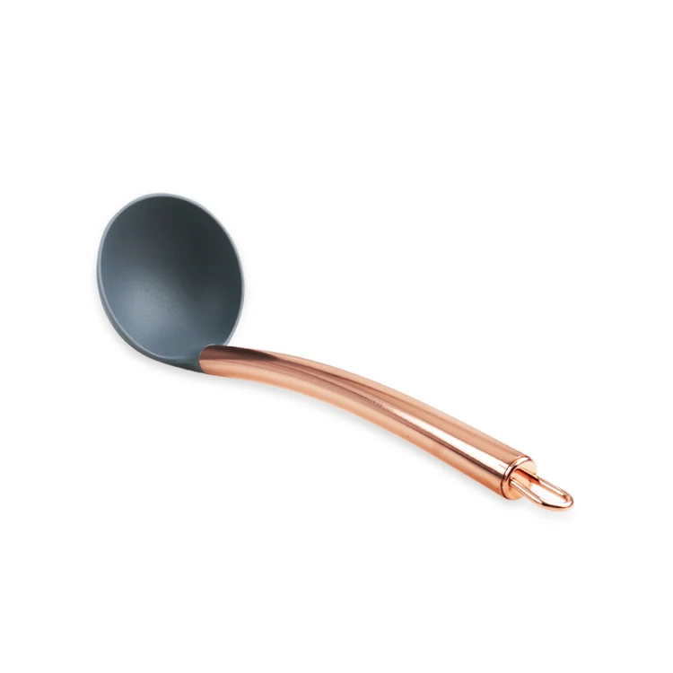 Nylon Head Copper Handle Italian Cooking Utensils Induction Restaurant Product Nylon Head Copper Handle Italian Cooking Utensils Induction Restaurant Product