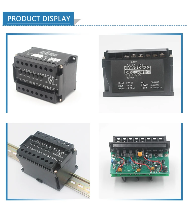 3 Phase Ac Current Sensor Transmitter 420ma Output Electrical Current
