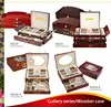 Middle east 128/126/86/72pcs cutlery luxury wooden case/dinner flatware set